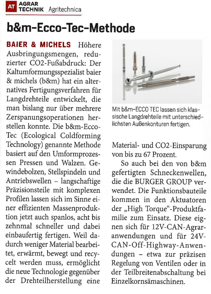 “b&m-ECCO TEC®-Method”