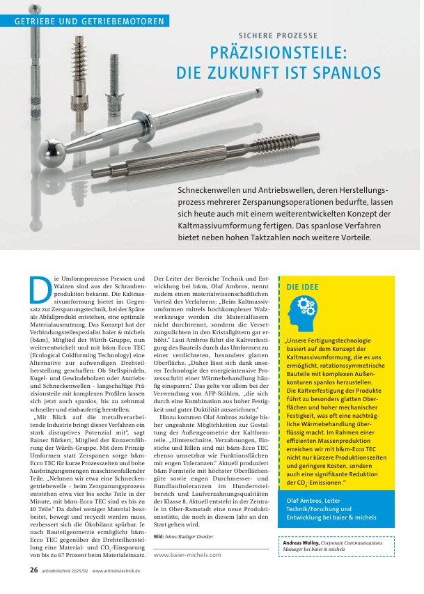 “Precision Parts: The Future is Chipless”