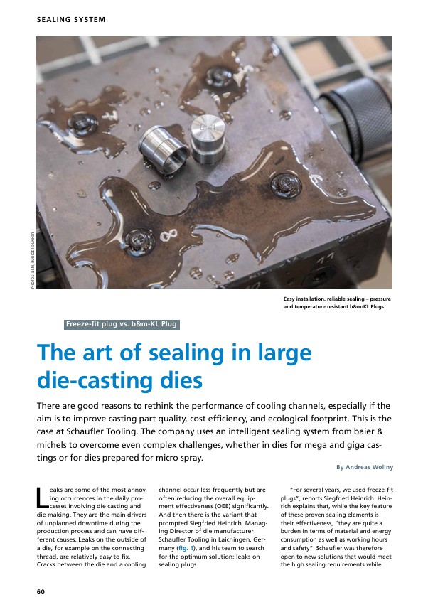 “The Art of Sealing in Large Forms”