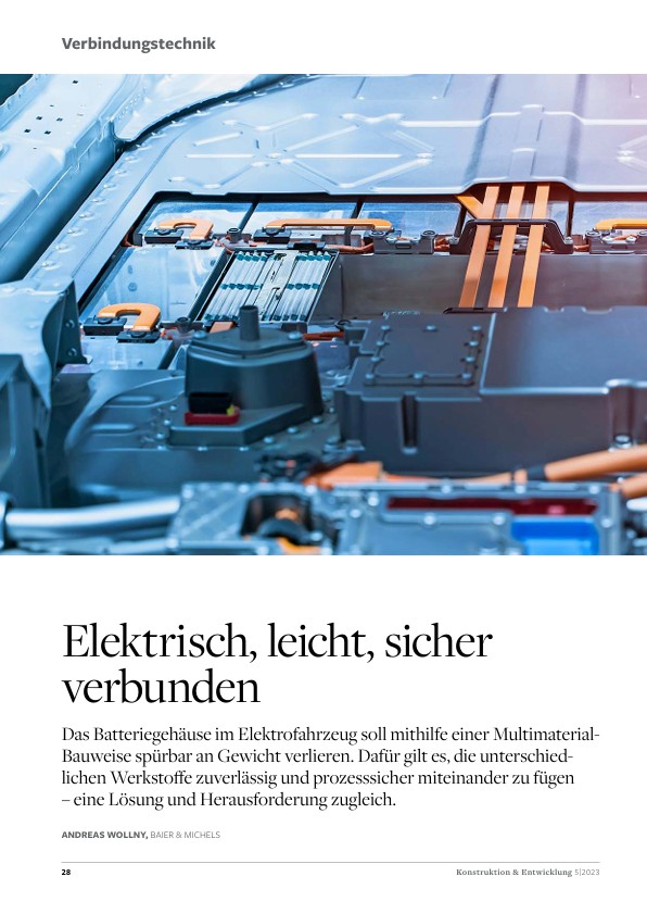 “Electric, light, safely joined”
