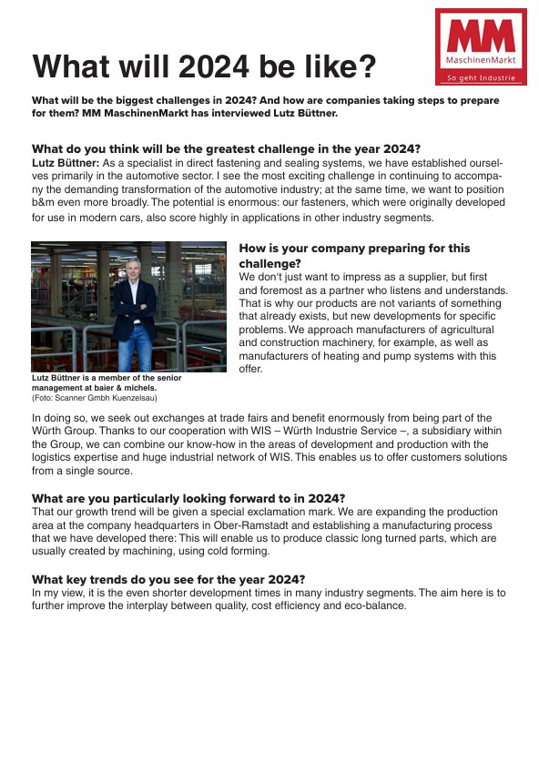 “We want to position b&m more broadly”